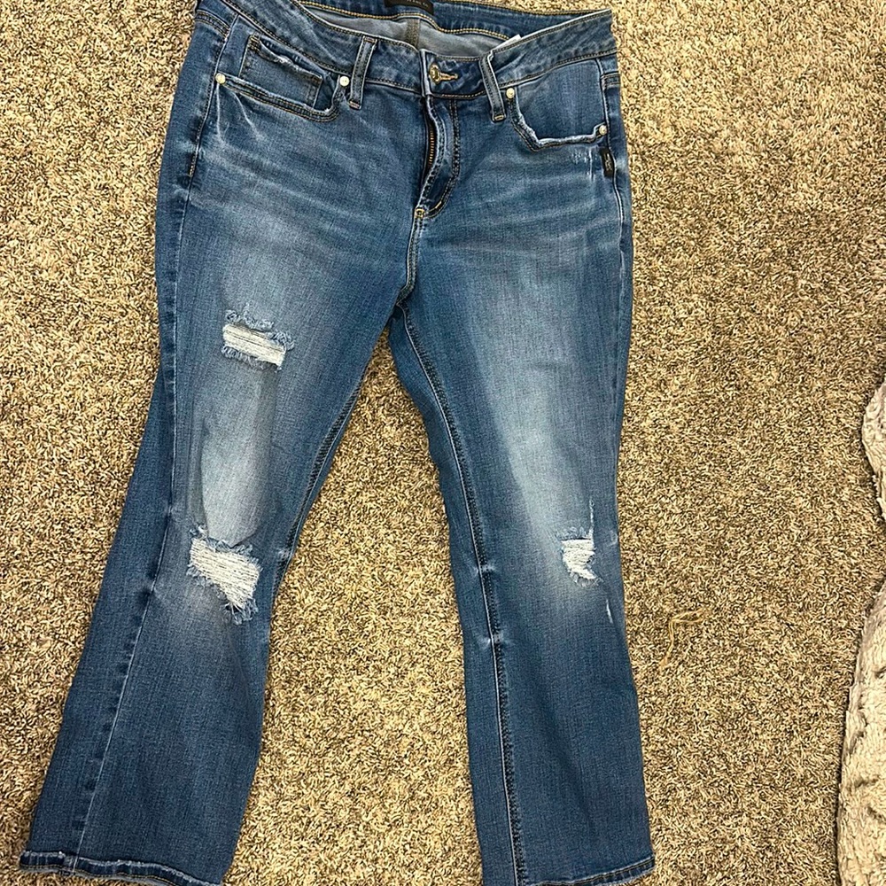 Silver suki capri jeans